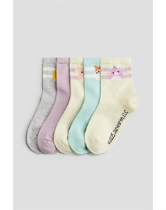 5 пар носков с рисунком, мультиколор H&m