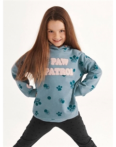 Пуловер с капюшоном, светло-синий Cool club