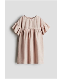 Льняное платье, розовый H&m