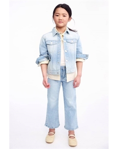 Укороченные расклешенные джинсы, синий H&m