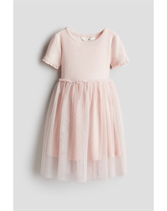 Платье с юбкой из тюля, розовый H&m
