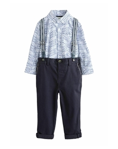 Рубашка REGULAR FIT SET, синий Baker by ted baker