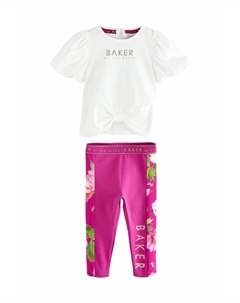 Костюм REGULAR FIT - AND FLORAL PRINT SET, фуксия Baker by ted baker
