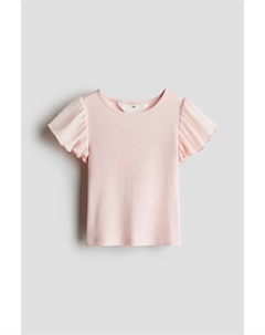 Рубашка с шифоновыми рукавами, розовый H&m