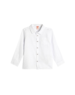 Рубашка BASIC LONG SLEEVE BUTTON DETAIL, цвет white Koton