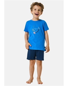 Пижама WORLD SET, синий Schiesser