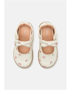 Балетки с ремешком на щиколотке, белый Friboo