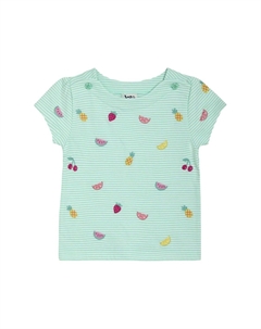 Футболка с принтом REGULAR FIT - EMBROIDERED , зеленый Jojo maman bébé