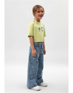 Расклешенные джинсы, светло-голубой Gulliver