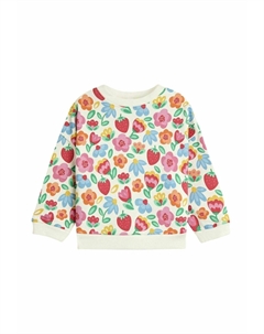 Толстовка PRINTED CREW NECK, слоновая кость Jojo maman bébé