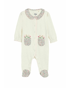 Комбинезон REGULAR FIT -EMBROIDERED , бежевый Jojo maman bébé