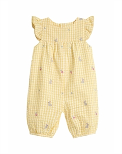 Комбинезон REGULAR FIT - PRETTY RUFFLE SHOULDER EMBROIDERED, желтый Jojo maman bébé