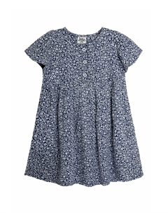 Платье-рубашка REGULAR FIT - DITSY FLORAL BUTTON FRONT CLASSIC, синий Jojo maman bébé