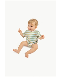 Футболка с принтом STRIPES UNISEX, мультиколор Tinycottons