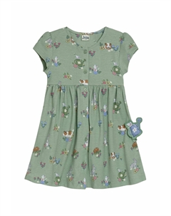 Платье из джерси REGULAR FIT BUTTON THROUGH, зеленый Jojo maman bébé