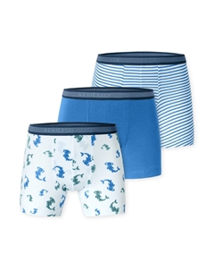 Боксеры 3-PACK, синий Schiesser