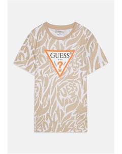 Футболка с принтом JUNIOR, мультиколор Guess