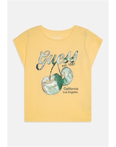 Футболка с принтом JUNIOR MIDI , желтый Guess