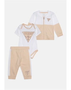 Футболка с длинным рукавом BABY ACTIVE ZIP UNISEX SET, бежевый Guess