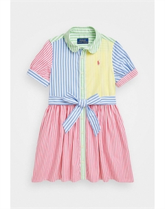 Платье-рубашка STRIPED COTTON FUN SHIRTDRESS, мультиколор Polo ralph lauren