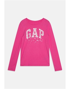 Футболка с длинным рукавом GIRLS, фуксия Gap