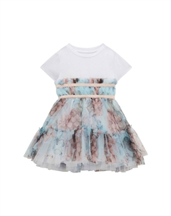 Повседневное платье MITTELLANGES FIT AND FLARE, белый Guess