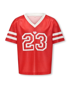 Футболка обычного кроя Lulu 15354971, красный Kids only