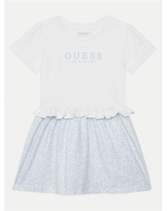 Платье на каждый день обычный крой K5GK08 K6YW4, белый Guess