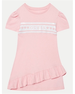 Платье на каждый день обычный крой K5RK04 KA6W4, розовый Guess