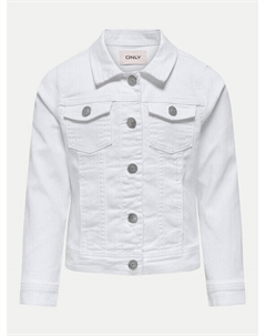 Джинсовая куртка обычного кроя Sara 15340451, белый Kids only