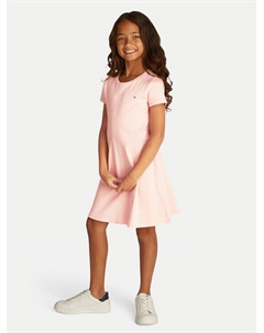 Платье на каждый день обычный крой Essential KG0KG08487 D, розовый Tommy hilfiger