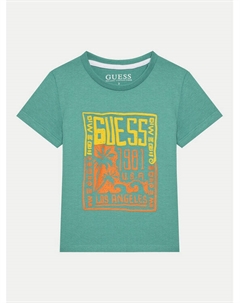 Футболка обычного кроя N5GI16 K8HM4, зеленый Guess