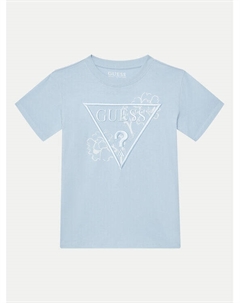 Футболка обычного кроя L5GI09 K8HM4, голубой Guess