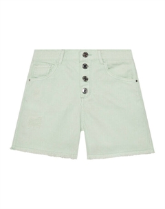 Шорты из ткани обычного кроя J5GD29 WH6L0, зеленый Guess