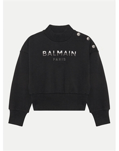Толстовка обычного кроя BV4A90-Z0081, черный Balmain