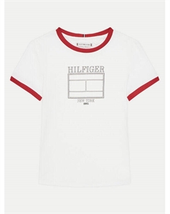 Футболка обычного кроя KG0KG08528 D, белый Tommy hilfiger