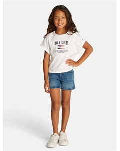 Футболка обычного кроя KG0KG08525 S, белый Tommy hilfiger