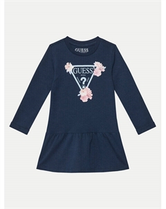 Платье на каждый день обычный крой K3YK13 KA6W4, синий Guess