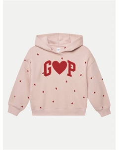 Толстовка обычного кроя 590866-00, розовый Gap