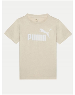 Футболка обычного кроя Ess No. 1 Logo 684892, бежевый Puma