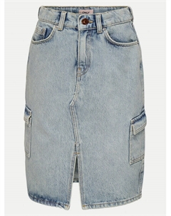 Джинсовая юбка обычного кроя Posey 15341484, синий Kids only