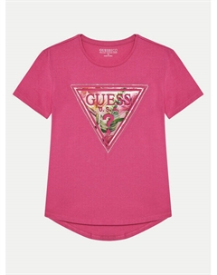 Футболка обычного кроя J5GI15 K6YW4, розовый Guess