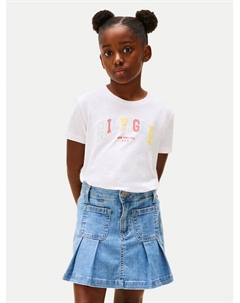 Футболка обычного кроя Varsity KG0KG08526 S, белый Tommy hilfiger