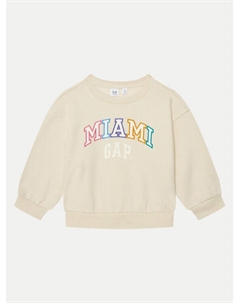 Толстовка обычного кроя 645497-04, бежевый Gap