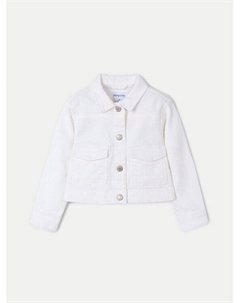 Джинсовая куртка обычного кроя 3407, экрю Mayoral