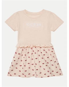 Платье на каждый день обычный крой K5GK08 K6YW4, розовый Guess