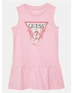 Платье на каждый день обычный крой K4RK23 KA6W4, розовый Guess