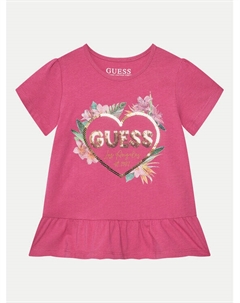 Футболка обычного кроя K5GI10 K6YW, розовый Guess