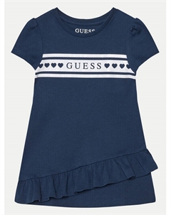 Платье на каждый день обычный крой K5RK04 KA6W4, синий Guess