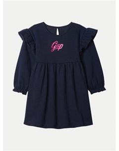 Платье на каждый день обычный крой 645433, синий Gap